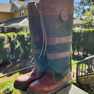 Dubarry of Ireland Galway Boots Black Brown size 39.5